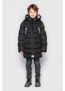 Cvetkov чорна зимова куртка для хлопчика Еліас